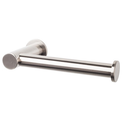 Hopewell Bath  Wall Mounted Toilet Paper Holder, Brushed Satin Nickel