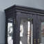 Vitrine lumineuse en bois / verre H 71 po-836351175