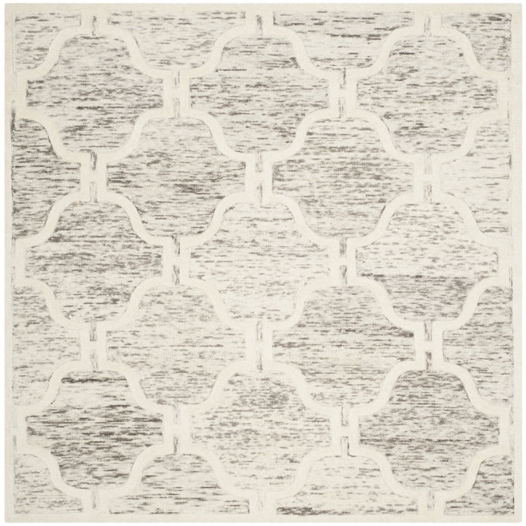 Angulay Hand Tufted Wool Geometric Rug
