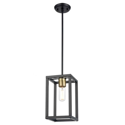 Luminaire rectangulaire simple 1 lumières Domina