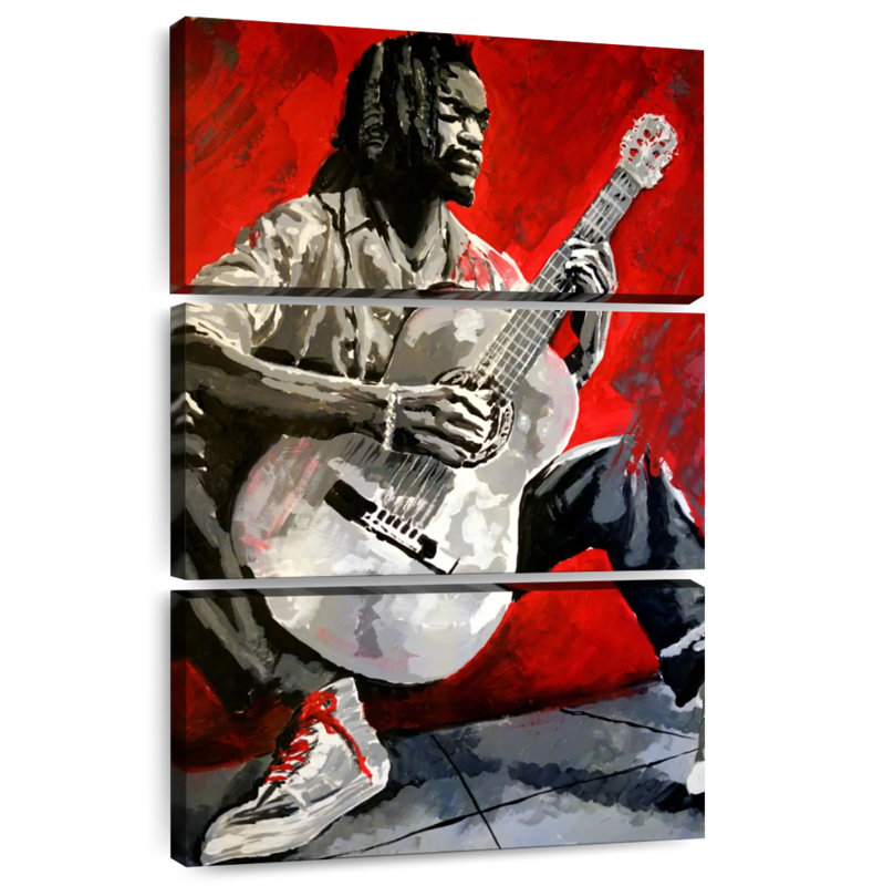 Abarca Jazz Player, 45" H x 28" W