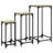 vidaXL Nesting Side Tables End Table Living Room Set of 3 Engineered Wood-255734483