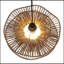 Luminaire suspendu - noir et naturel