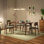 French modern rectangular dining table