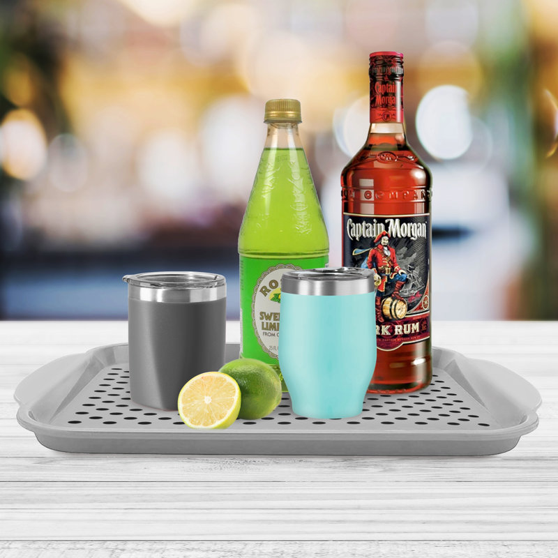 Oggi Serve Tray, Gray