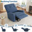 Chaises inclinables pour salon, chambre à coucher, bureau, véhicule récréatif, petits espaces-3573105