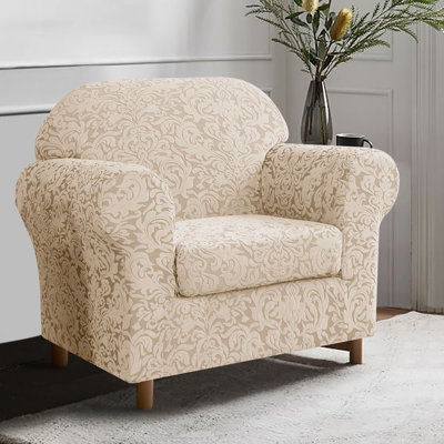 Housse pour fauteuil à coussins carrés/rectangulaires