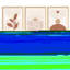 Multicolore, encadré, ensemble de galerie, impression géométrique et encadrée-116539190-116539188