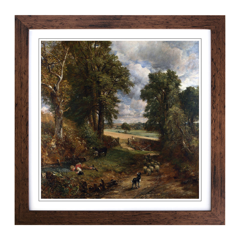 John Constable - Single Picture Frame Painting, Walnut