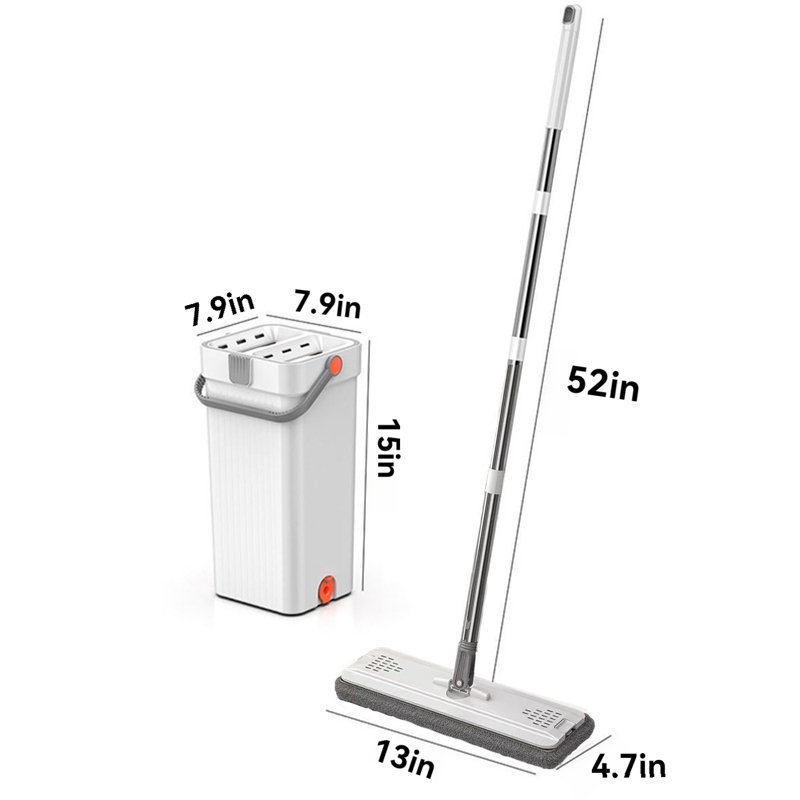 Mop And Bucket With Wringer Set