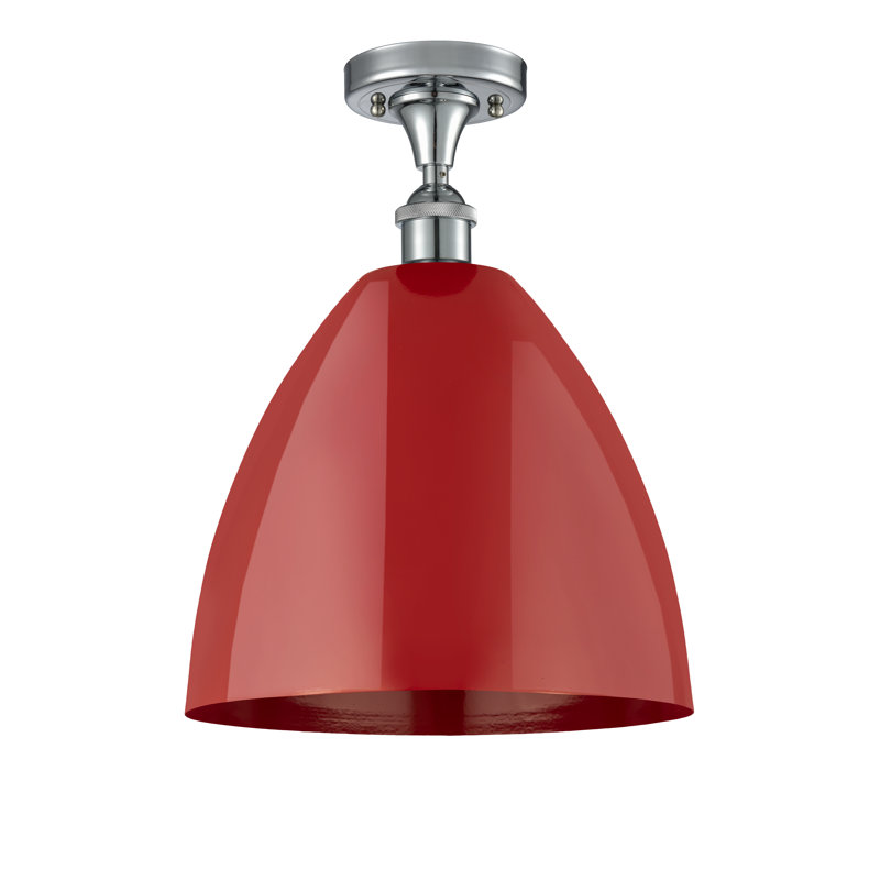 Semi encastrement, Rouge, Chrome poli