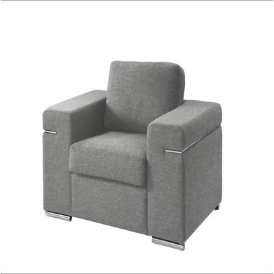 Fauteuil en tissu léger tissé