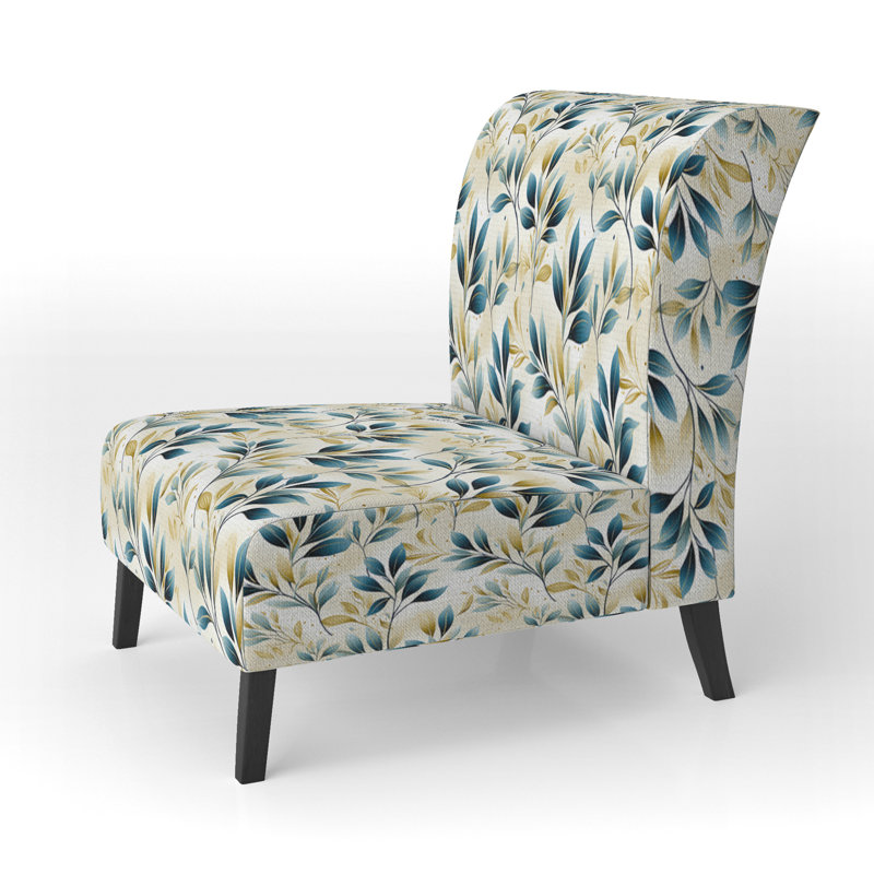 Coastal Neutrals - Upholstered Bohemian & Eclectic Accent Slipper Chair