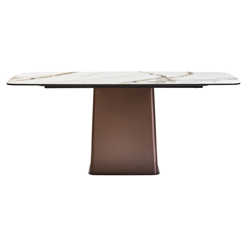 Metal Base Dining Table