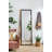 23" X 72" Full Length Mirror With Metal Beaded Frame, Rectangular Oversized Mirror For Living Room Bedroom