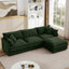 Modular Sectional Sofa With Movable Ottoman, DIY Configurable L-Shaped Couch For Living Room, Cloud-Like Comfort And Chenille Upholstery.-1669987369