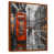 Toile avec cadre flottant brun