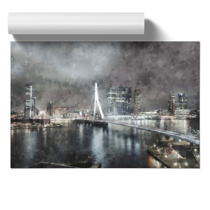 Rotterdam Skyline - No Frame Print, 30cm H x 42cm W x 0.1cm D