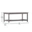 Table basse Adirondack en résine de polyester à 2 niveaux Zeilin-1802684275