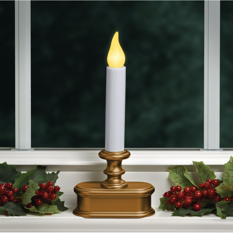 Unscented Flameless Candle, Brass