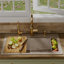 Ensemble d'évier de cuisine à simple cuve en quartz 33 po Karran-127373099