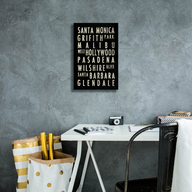 'La' by Erin Clark Canvas Wall Art, 18" H x 12" W x 0.75" D