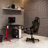 Arelia Curved Metal Base Writing Desk