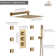 Revitalize 12 Inch Luxury Thermostatic Complete Shower System with Rough-in Valve