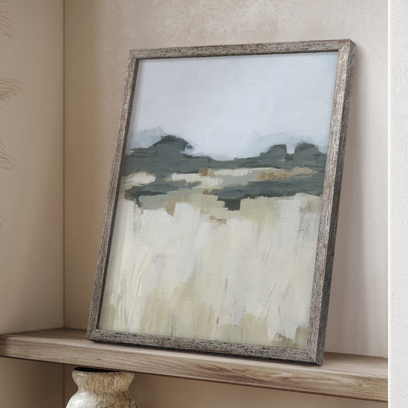 Brushstroke Badlands II, reproduction encadrée - bois massif, H 30 po x l 24 po