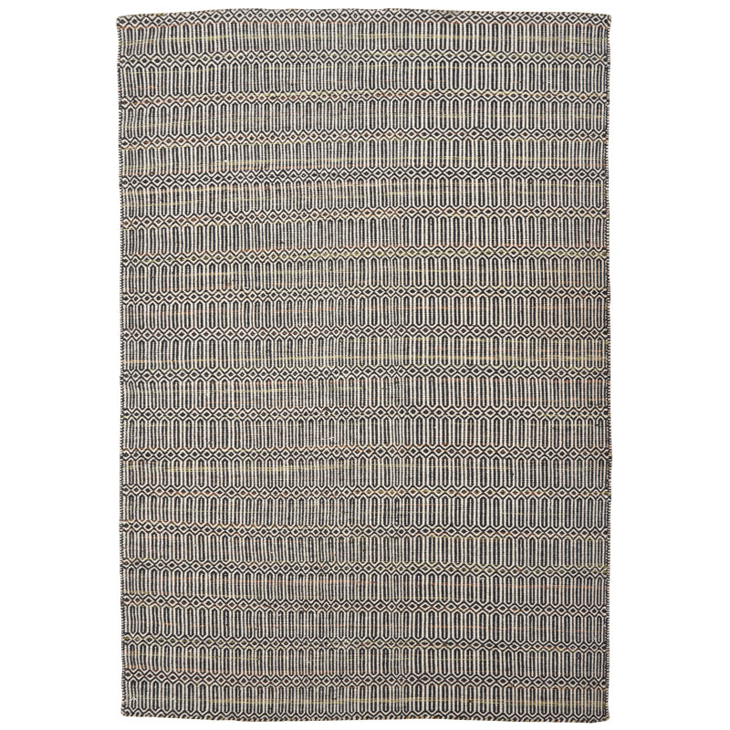 Grider Geometric Wool Hand Woven Area Rug, Rectangle 140 x 200cm