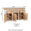 Flourtown 140cm Sideboard