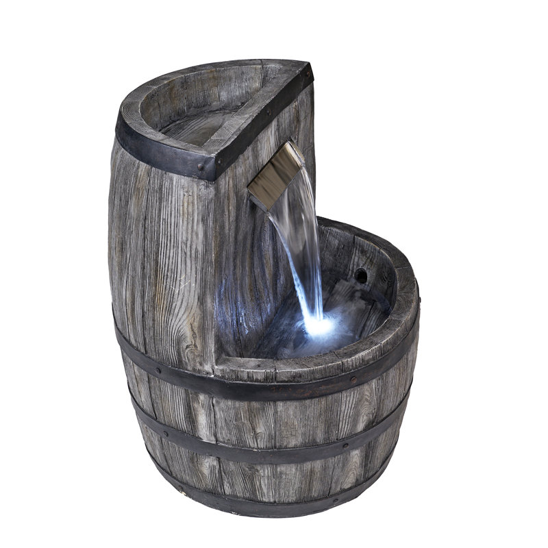Fontaine à barre en résine avec lumière