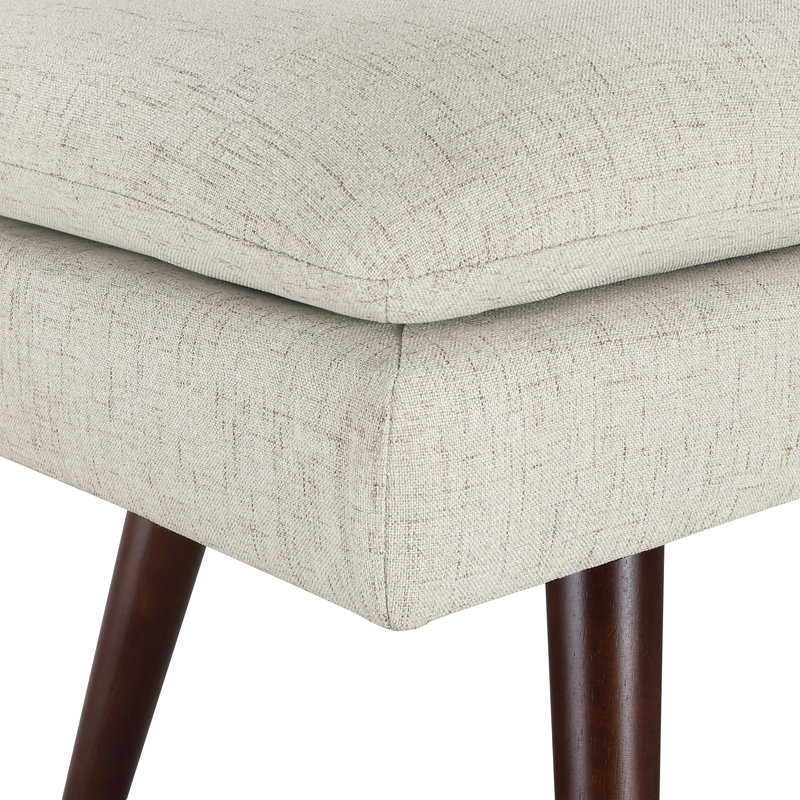 Raynika 54" Mid-Century Bench, Beige