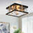 Deanna 3 - Light 12'' Square / Rectangle Flush Mount