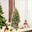 Arbre de Noël artificiel miniature 18 po