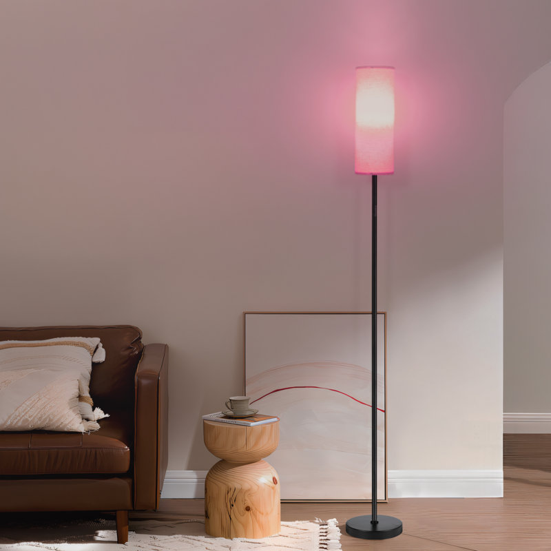 Teulon 67" RGB Column Traditional Floor Lamp with Remote Control and Bulb Included