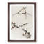 Three Birds Perched on Blossom Branches by Katsushika Hokusai - Framed Print-55769425-55769426