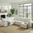 U-shaped Sectional Sofa with Storage Pockets, Convertible Sofa Bed-392127295