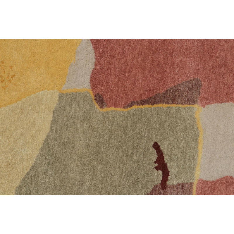 Hand Knotted Geometric Area Rug, Rectangle 15' x 24'