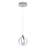 Harwood Chrome LED Double Ring Pendant