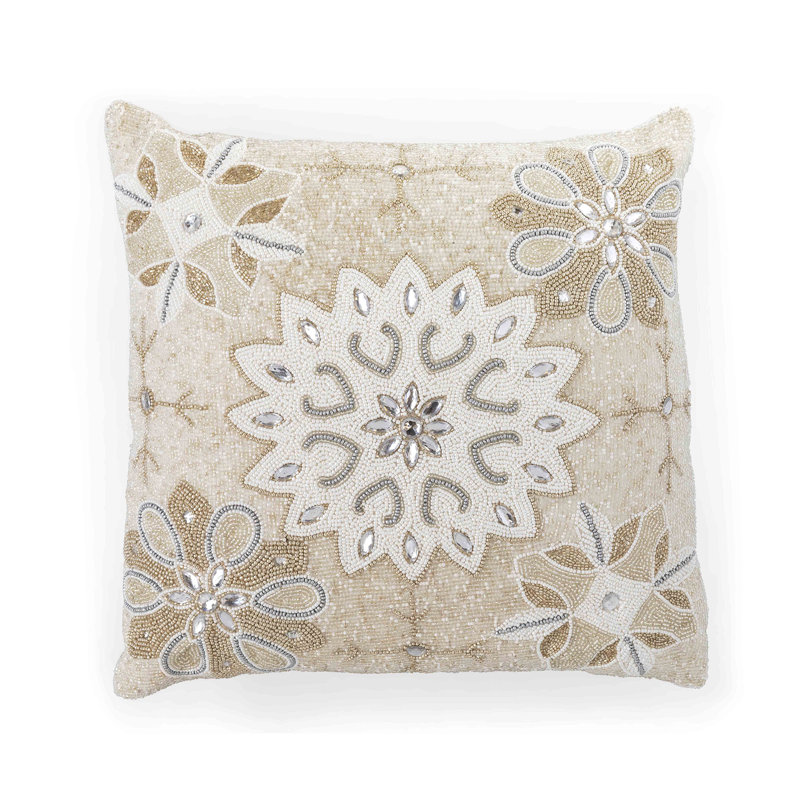 Geometric Cotton Throw Pillow