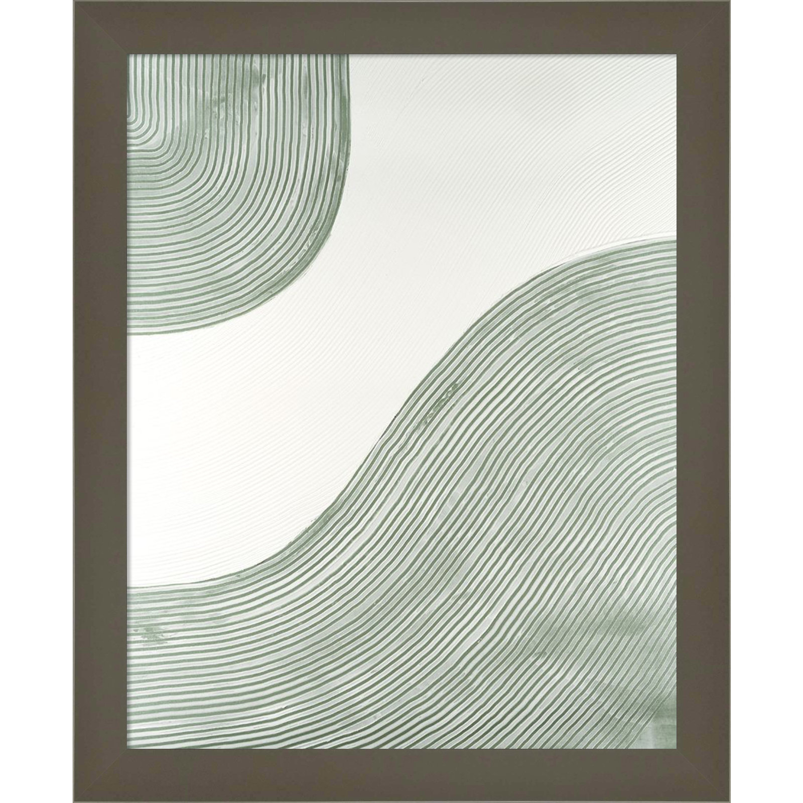 Get Going by Vanna Lam, 13" H x 11" W x 1" D, Gray