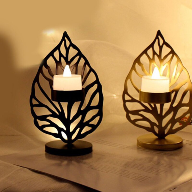 Tabletop Handcast Iron Tealight Holder