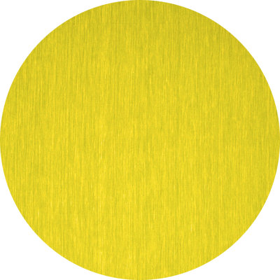 Tapis contemporains jaunes lavables à la machine 563