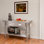 Tables de travail en acier inoxydable l 24,00 po x H 31,40 po Edrosie Inc