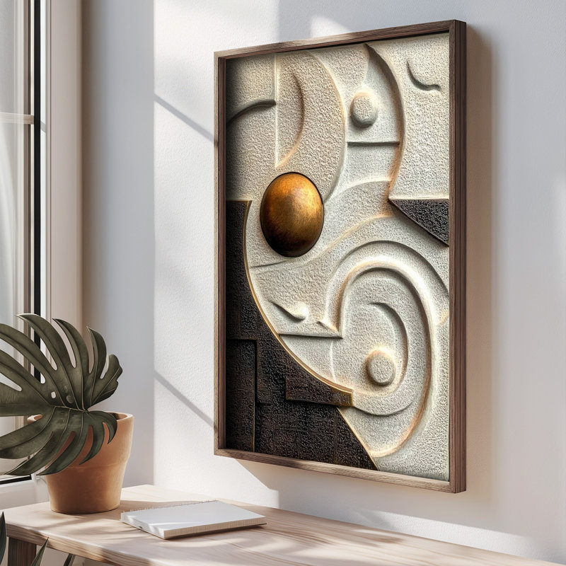 Elegant Decorative Framed MDF Painting, 19.7 x 27.6 x 0.1 inches | 100% MDF (3 mm Thick) with 100% Pine Wood Frame | UV Printed Art for Home Décor, Ideal for Living Room, Office & Gallery Wall Display