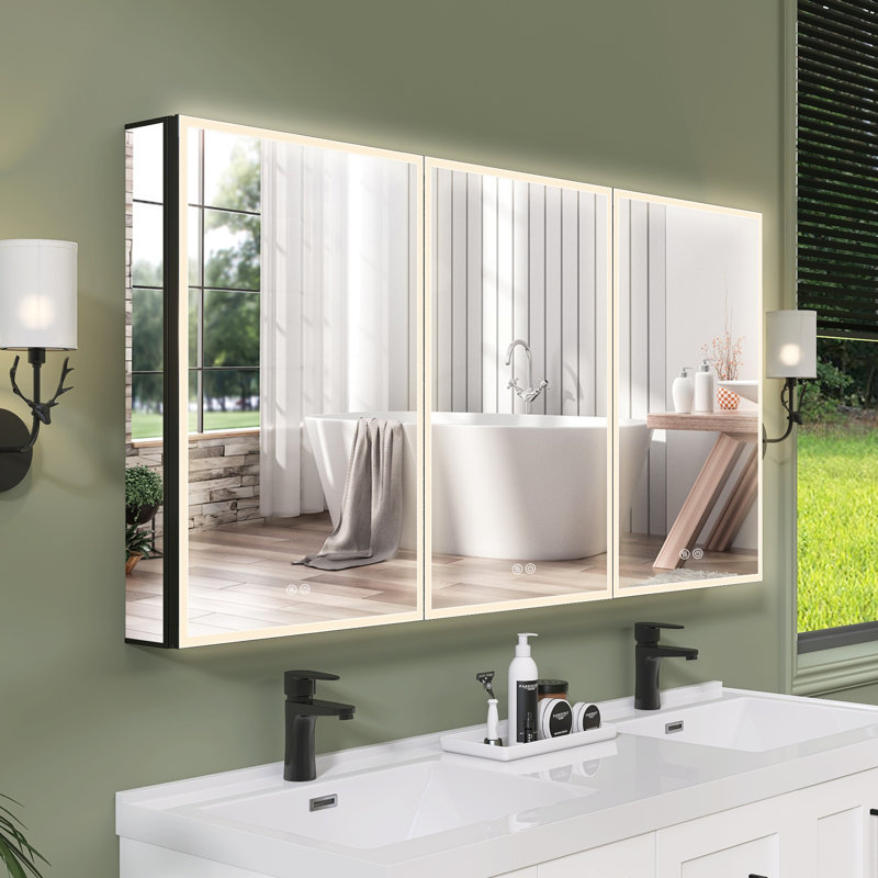 Miroir de salle de bain Avarey, Droite