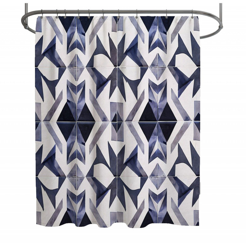 Rideau de douche Ornaments Cool, H 73 po x l 70 po