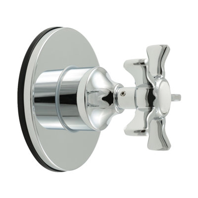 Kingston Brass Hamilton Single-Handle Three-Way Diverter Valve With Round Trim Kit