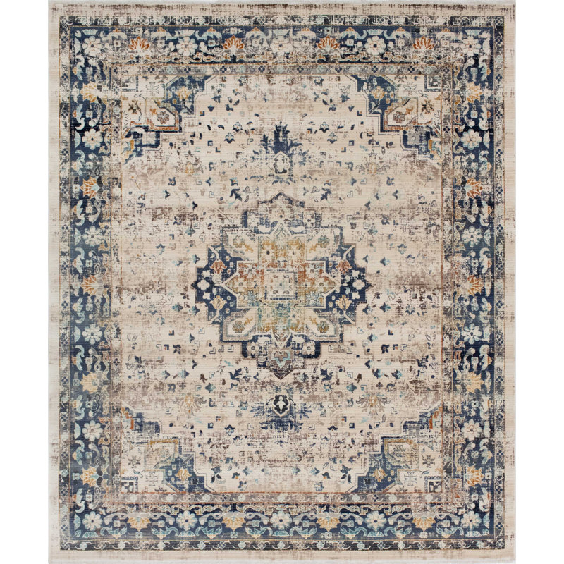 Lucha Oriental Indoor Rug, Rectangle 3'11" x 5'9"
